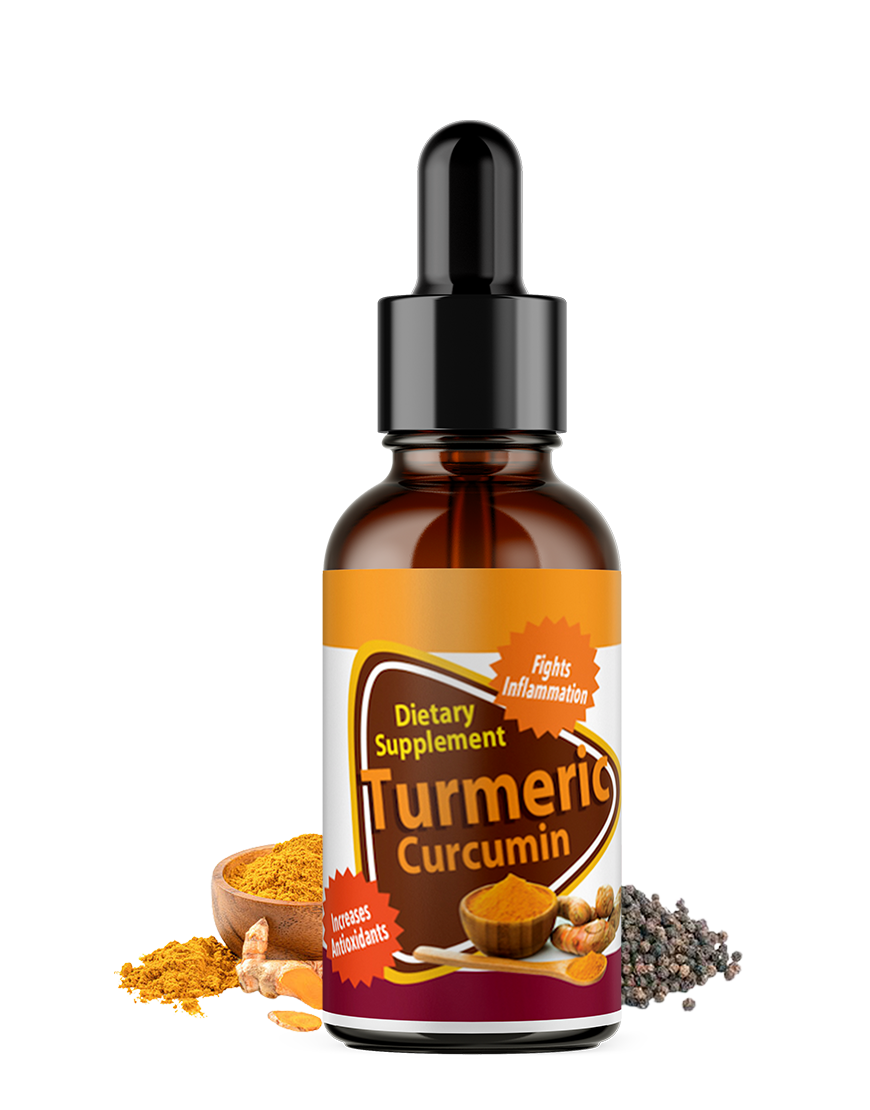 Turmeric Curcumin Drops 775mg with Black Pepper Extract