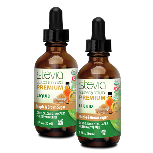 Maple & Brown Sugar Stevia 1oz - 2 Pack
