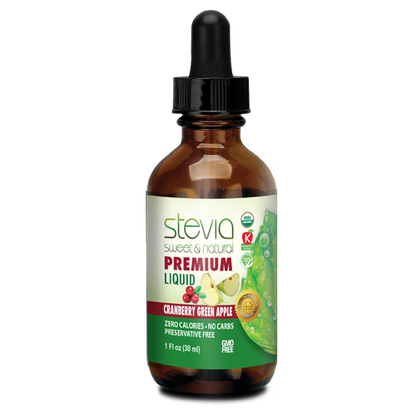 Cranberry Green Apple Stevia Liquid Drops