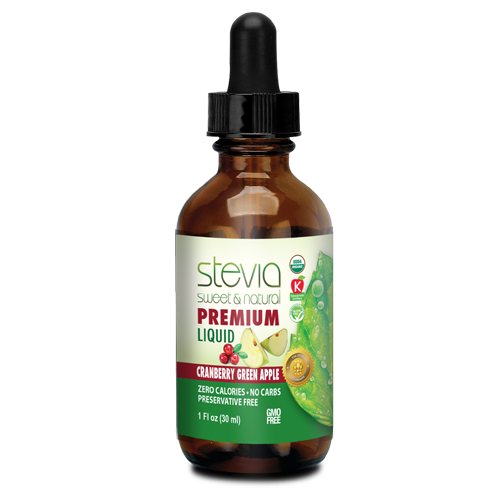 Cranberry Green Apple Stevia Liquid Drops