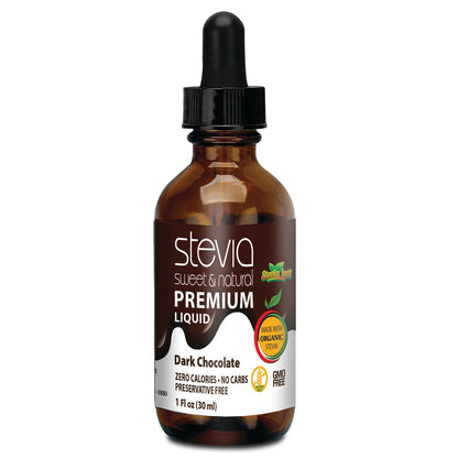 Dark Chocolate Premium Stevia Liquid Drops
