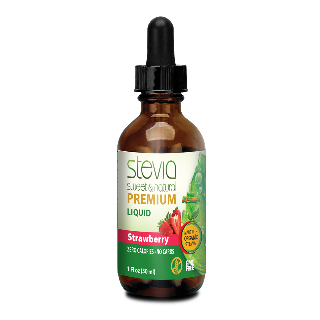 Strawberry Stevia Liquid Drops Zero Calories Best All Natural Suga AnuMed