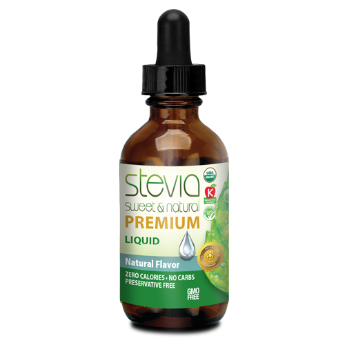 Natural Stevia Liquid Drops - Zero Calories | Best All Natural Sugar Substitute