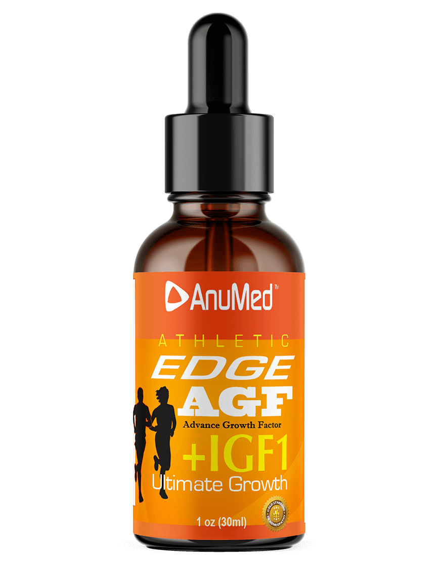 Edge AGF+IGF1 | The Ultimate Natural Healthy Growth Factors | Superior Body, Muscle Recovery & Healing | Lean Muscle Mass | Testosterone | Fitness Performance Booster | 100% All Natural | Vegan & Keto Friendly