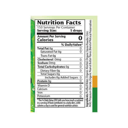Peanut Butter Stevia Liquid Drops